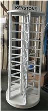 Rotating Display Strand Racks With  Six Panels