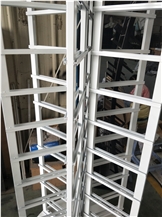 Rotating Display Strand Racks With  Six Panels