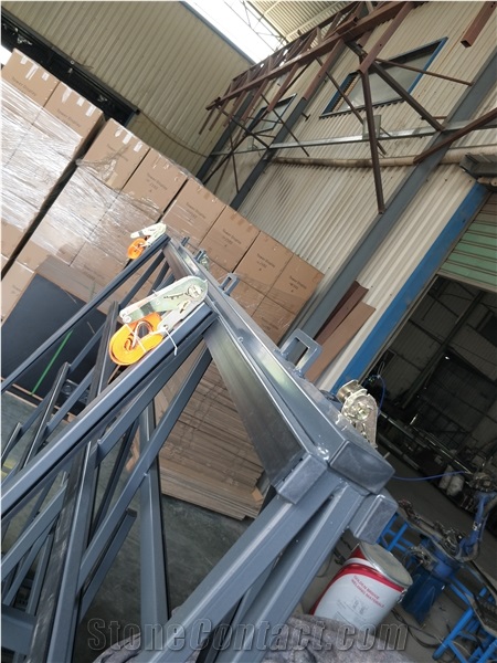 Wheeled A-Frame Slab Transport Storage Display Racks