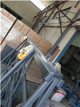 Wheeled A-Frame Slab Transport Storage Display Racks