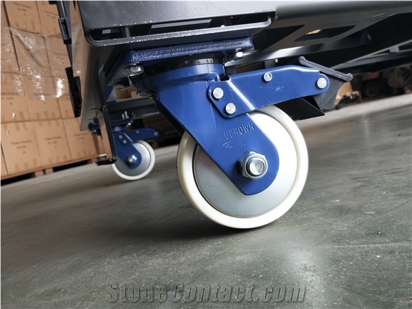 Wheeled A-Frame Slab Transport Storage Display Racks
