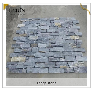 UNION DECO Cloudy Grey Quartzite Stone Outdoor Wall Cladding