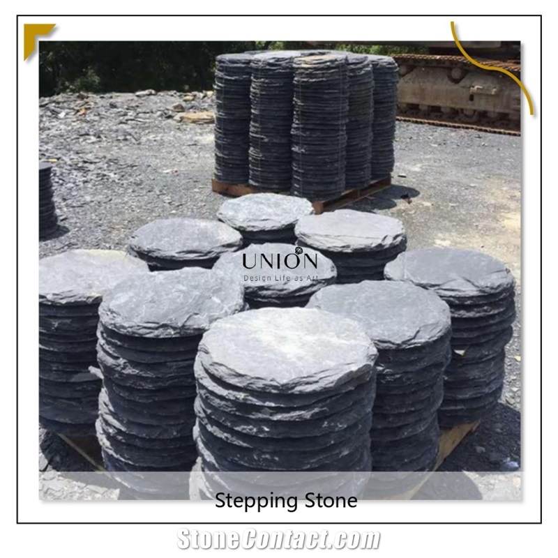 UNION DECO Garden Irregular Slate Landscaping Stepping Stone