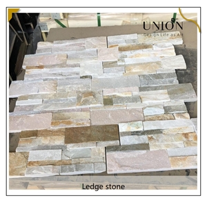 UNION DECO Natural Facade Stone Panel 18X35cm Stacked Stone