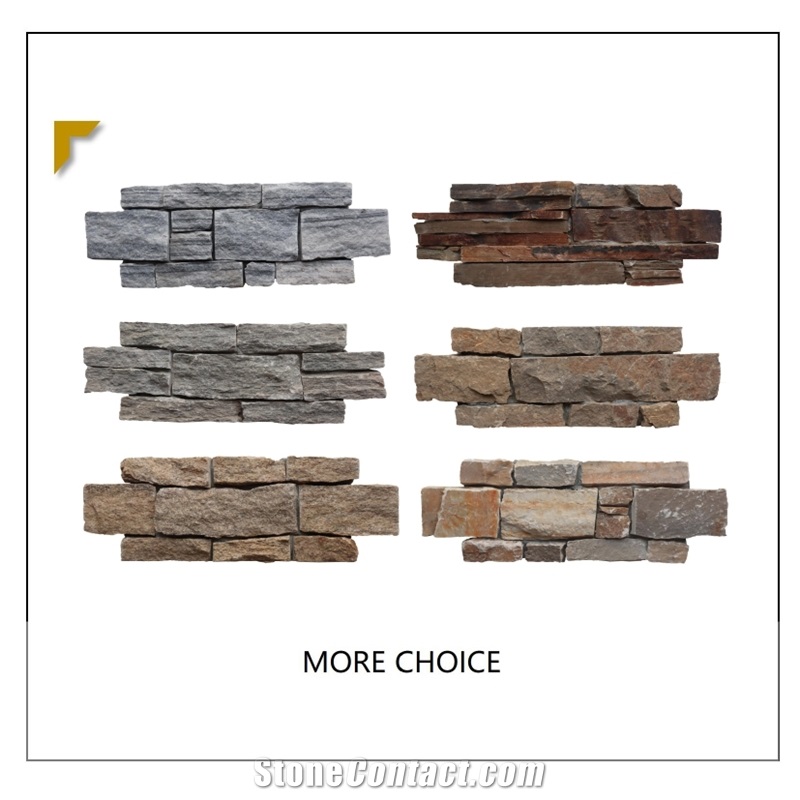 UNION DECO Natural Split Face Stone Panel For Wall Cladding