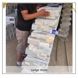 UNION DECO Natural Split Face Stone Veneer Stacked Stone