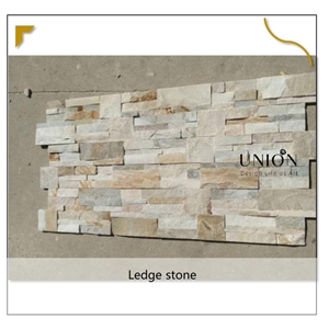 UNION DECO Natural Split Face Stone Veneer Stacked Stone