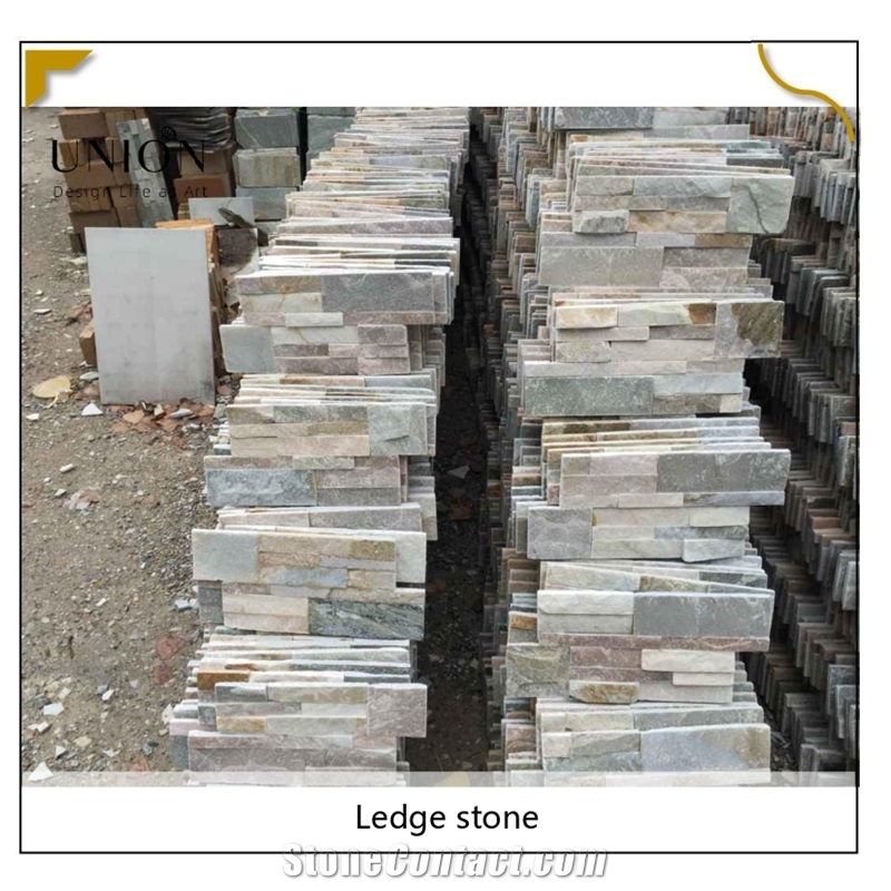 UNION DECO Thin Stone Veneer Natural Stacked Stone Panel