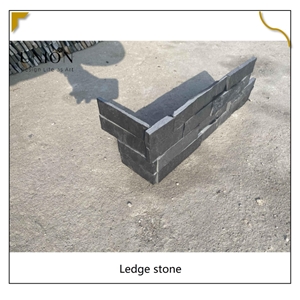 UNION DECO Wall Cladding Black Slate Cultured Stone Corner