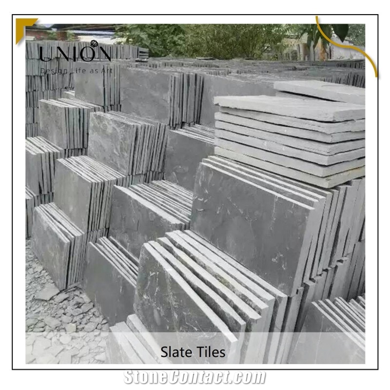 UNION DECO Wholesale Natural Slate Stone Garden Floor Tile