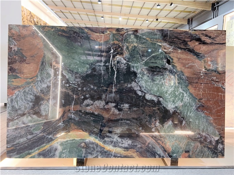 Cactus Boreal Quartzite Slab