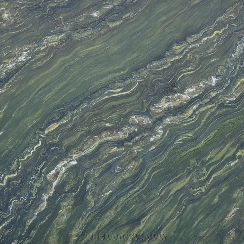 Picasso Green Granite Tile