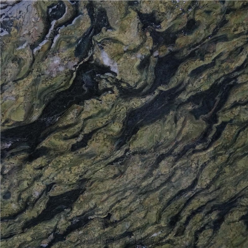 Picasso Green Granite Tile