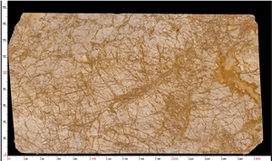 Van Gogh Gold Marble Slab