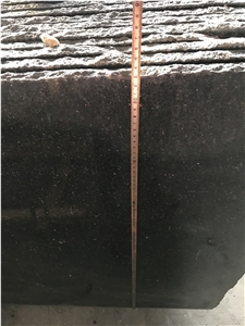 A Grade Polished Black Galaxy Slabs