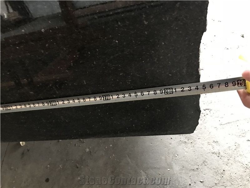 A Grade Polished Black Galaxy Slabs