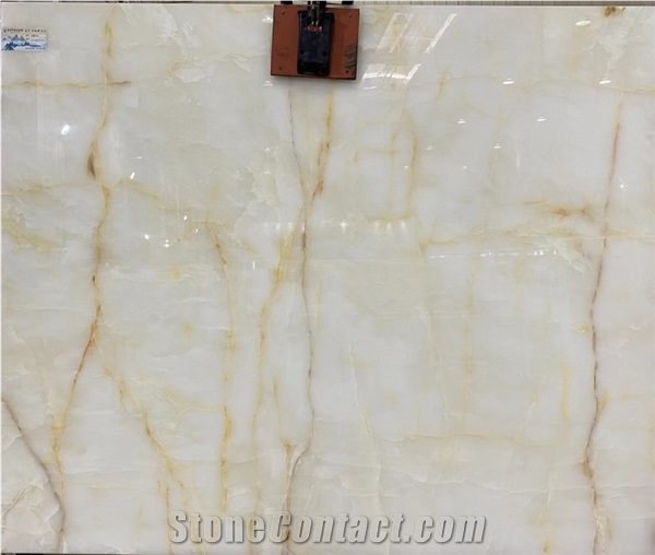 A Grade White Onyx Slabs Versailles Tiles