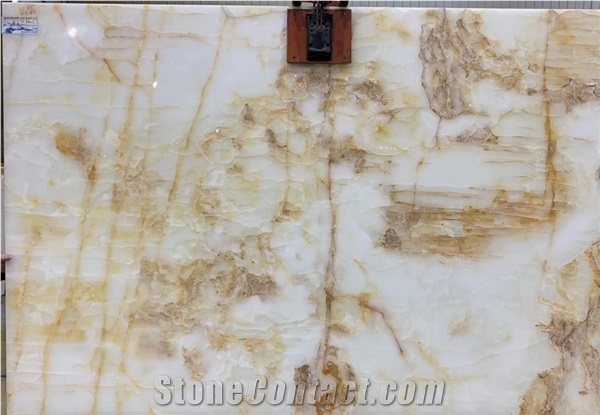 A Grade White Onyx Slabs Versailles Tiles
