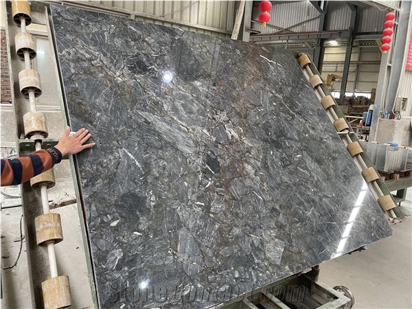 Amazon Blue Marble Five-Star Hotel Lobby Decoration