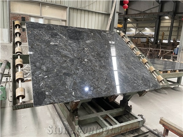 Amazon Blue Marble Five-Star Hotel Lobby Decoration