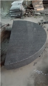 Arc Edge Semi-Circle Stone G654 Block Steps Spiral Staircase