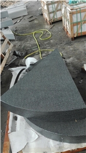 Arc Edge Semi-Circle Stone G654 Block Steps Spiral Staircase