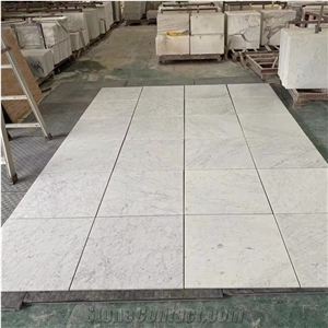 Bianco Carrara White Thin Tiles 610X610x10mm Honed Finished