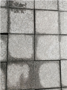 Black Flamed Cubic Landscaping Walkway Cube Stone