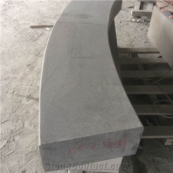 Bluestone Curved Kerbstone Road Kerbs Roadside Curbstone