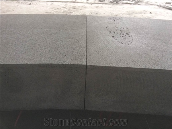 Bluestone Curved Kerbstone Road Kerbs Roadside Curbstone