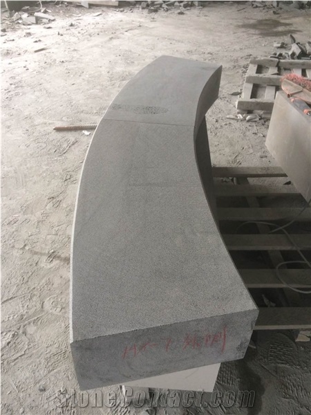 Bluestone Curved Kerbstone Road Kerbs Roadside Curbstone
