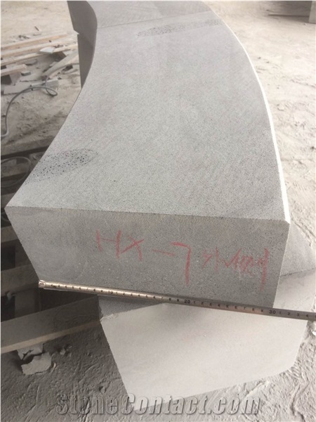Bluestone Curved Kerbstone Road Kerbs Roadside Curbstone