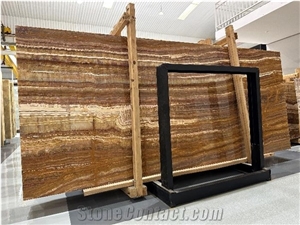Brown Fantasy Traonyx Slabs Tiles