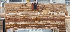 Brown Fantasy Traonyx Slabs Tiles