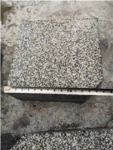 Chengde Green Bush Hammered Cobbestone Paving Set