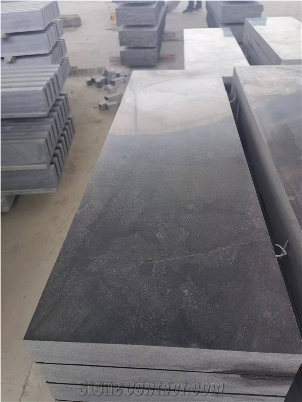 China Blue Limestone Graden Steps Natural Sides Block Steps