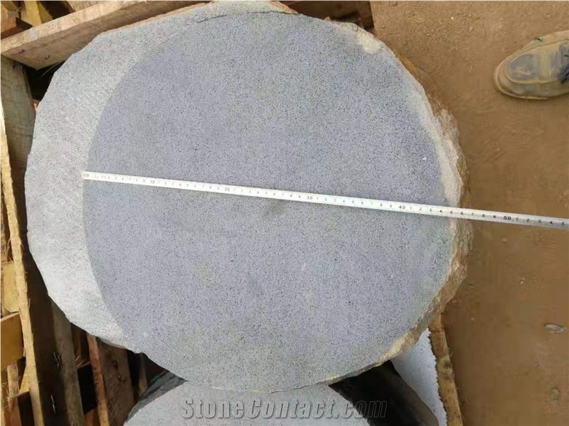 China Bluestone Round Orgnic Steppers 450X450x30mm Garden