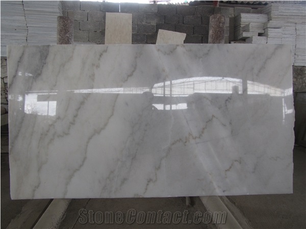 China Cheapest Guangxi White Marble Pattern Slabs