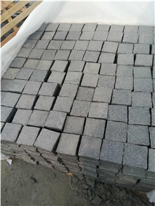 Cubes Cubic Stone Cobble Stone Split Black Paving