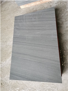 Cyan Grey Sandstone Textured Wall Tiles