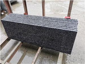 Dark Grey Granite Jiangxi G654 Big Flower Polished Steps