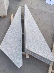 G603 White Granite Interior Spiral Staircase Steps