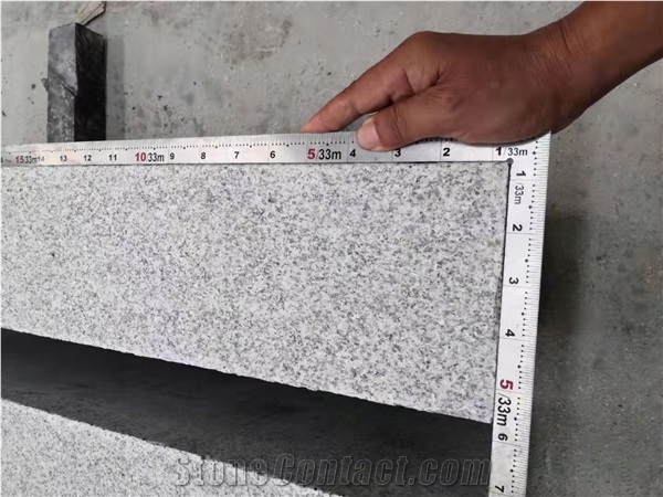 G603 White Granite Walkway Siding Curbstone