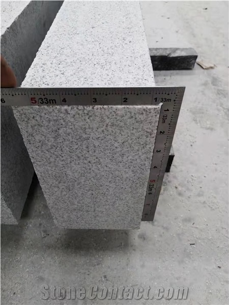 G603 White Granite Walkway Siding Curbstone