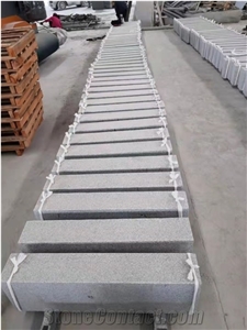 G603 White Granite Walkway Siding Curbstone
