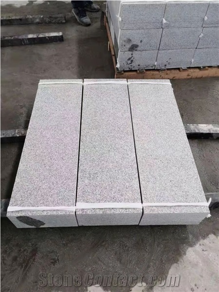 G603 White Granite Walkway Siding Curbstone
