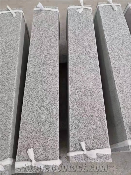 G603 White Granite Walkway Siding Curbstone