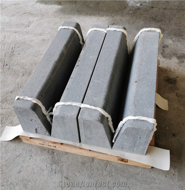 G654 Drop Kerb Grey Urban Kerbstone Side Stone