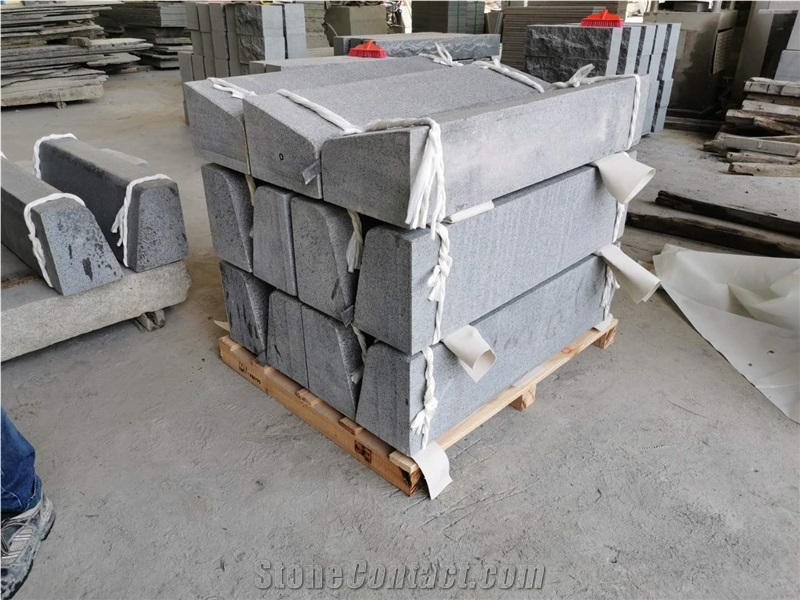 G654 Drop Kerb Grey Urban Kerbstone Side Stone