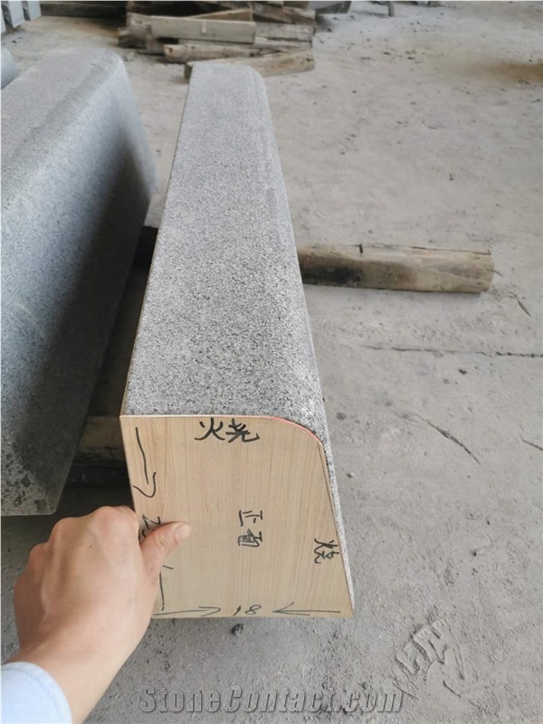 G654 Drop Kerb Grey Urban Kerbstone Side Stone